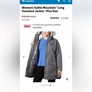 Columbia Parka Jacket-Plus Size
